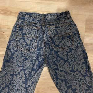 Vintage chicos flower hippy pants